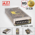 S-145-12 CE approved 145w12v12a single output switching power supply